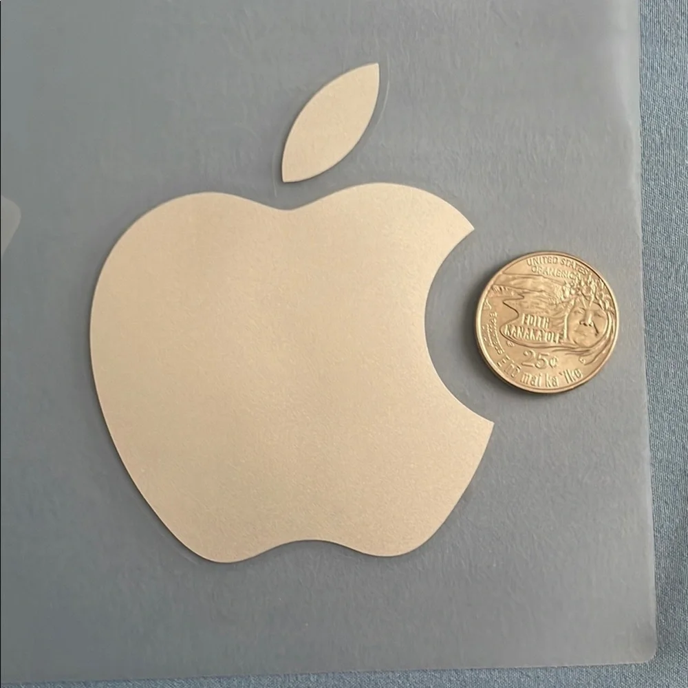 Apple silver logo